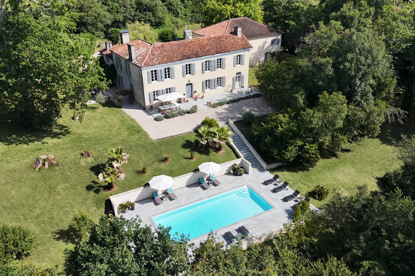 Vue aérienne — domaine