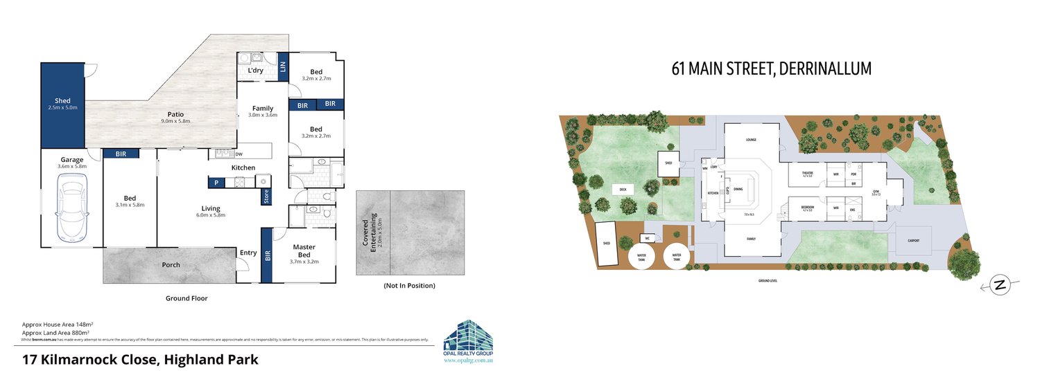 Floorplan + Siteplan